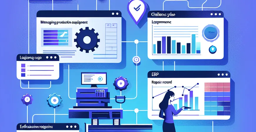 生产设备管理难？ERP 系统如何实现台账与维修记录联动？